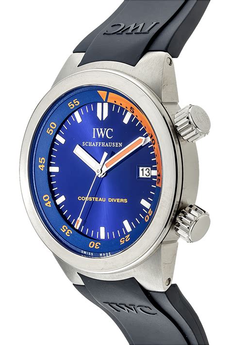 iwc cousteau diver limited edition|pre owned iwc aquatimer.